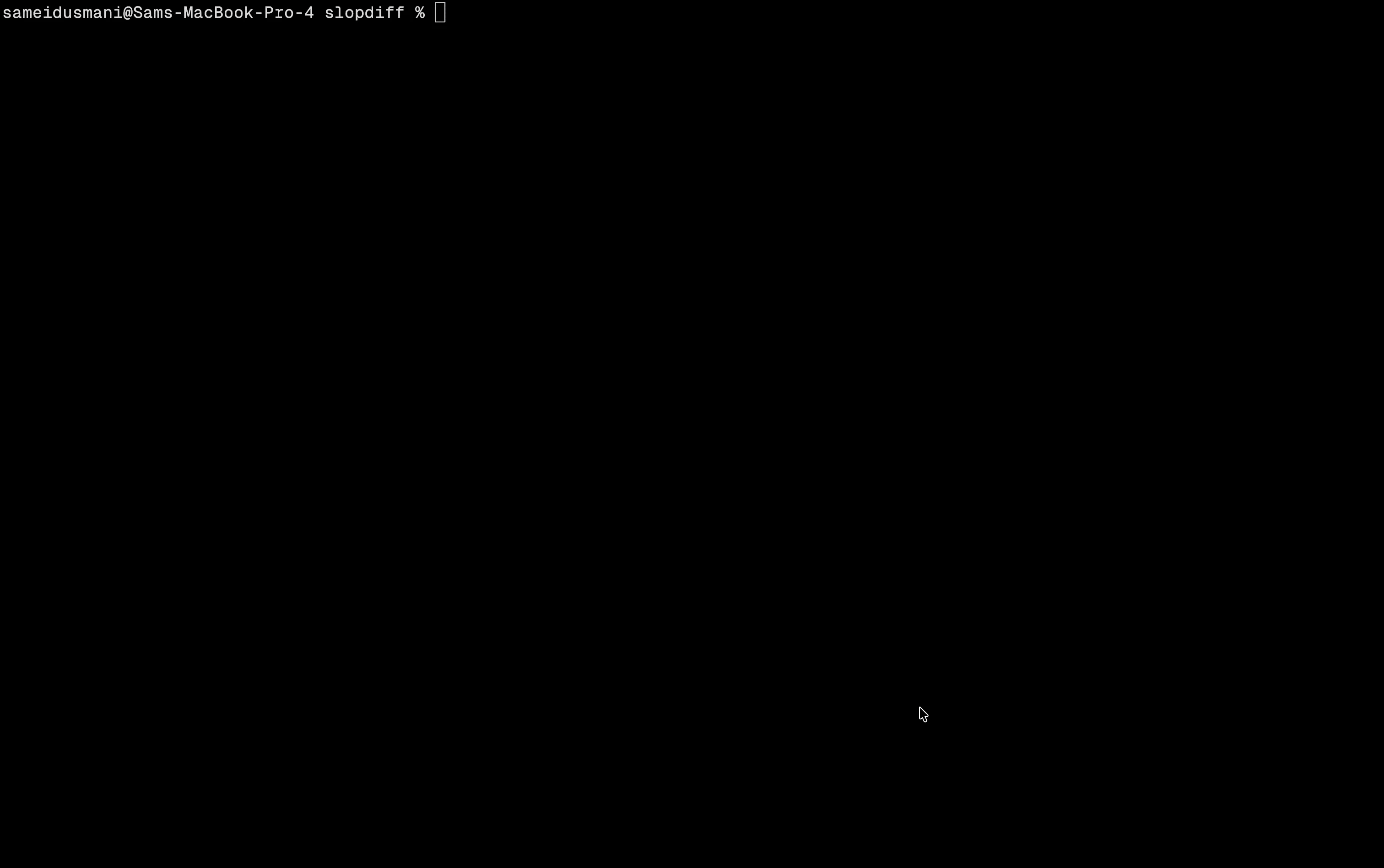 slopdiff demo